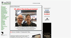 Desktop Screenshot of klavierbau-kalscheuer.de
