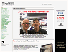 Tablet Screenshot of klavierbau-kalscheuer.de